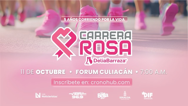 Carrera Rosa - Delia Barraza Culiacán 2026